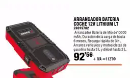 ferrOkey Arrancador bateria coche 12v lithium lt oferta