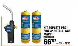 ferrOkey Kit soplete pro- fire+2 botell. gas mapp oferta