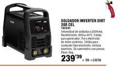 ferrOkey Soldador inverter dirt 200 cel oferta