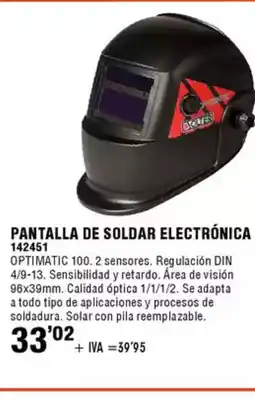 ferrOkey Pantalla de soldar electrónica oferta