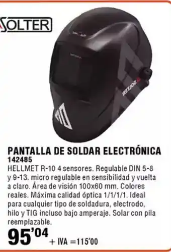 ferrOkey Pantalla de soldar electrónica oferta