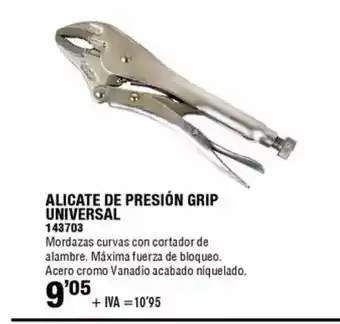 ferrOkey Alicate de presión grip universal oferta