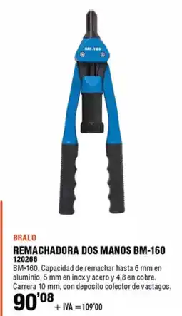 ferrOkey Remachadora dos manos bm-160 oferta
