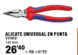 ferrOkey Alicate universal en punta oferta