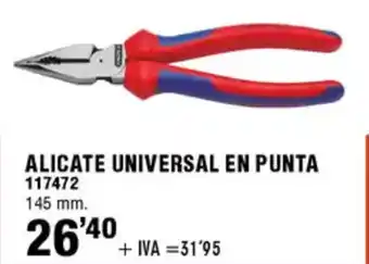 ferrOkey Alicate universal en punta oferta