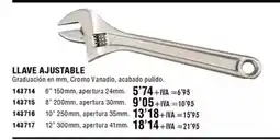ferrOkey Llave ajustable oferta