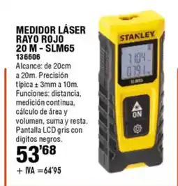 ferrOkey Medidor láser rayo rojo oferta
