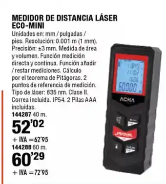 ferrOkey Medidor de distancia láser eco-mini oferta