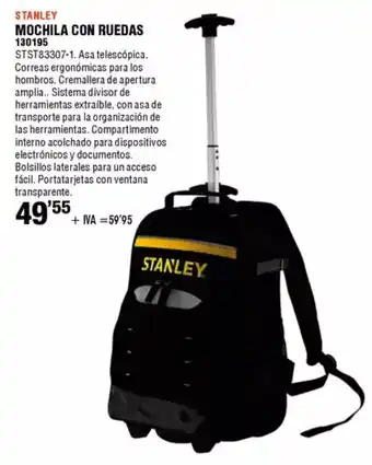 ferrOkey STANLEY Mochila con ruedas oferta