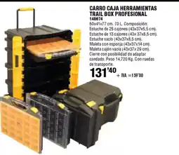 ferrOkey Carro caja herramientas trail box profesional oferta