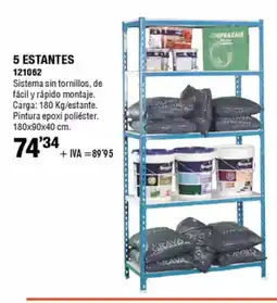 ferrOkey 5 estantes oferta