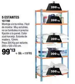 ferrOkey 5 estantes oferta