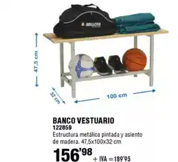 ferrOkey Banco vestuario oferta