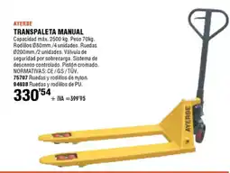 ferrOkey Transpaleta manual oferta