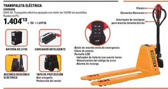 ferrOkey Transpaleta eléctrica oferta