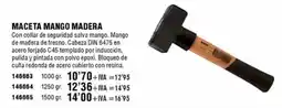 ferrOkey Maceta mango madera oferta