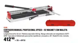 ferrOkey Cortador manual profesional speed - 92 magnet con maleta oferta