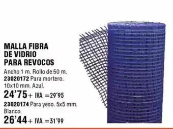 ferrOkey Malla fibra de vidrio para revocos oferta