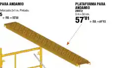 ferrOkey Plataforma para andamio oferta