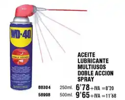 ferrOkey Aceite lubricante multiusos doble accion oferta