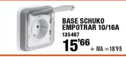 ferrOkey Base schuko empotrar 10/16a oferta