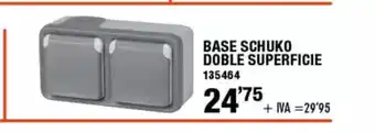 ferrOkey Base schuko doble superficie oferta