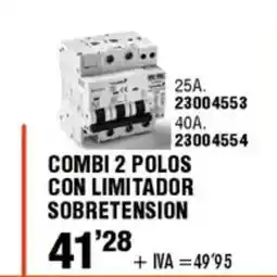 ferrOkey Combi 2 polos con limitador sobretension oferta