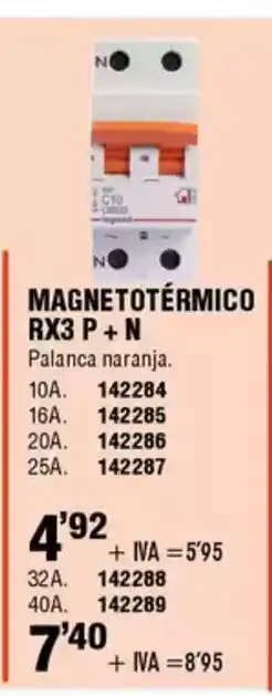 ferrOkey Magnetotérmico oferta