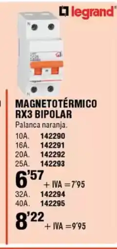 ferrOkey Magnetotérmico rx3 bipolar oferta