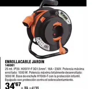 ferrOkey Enrollacable jardin oferta