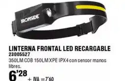ferrOkey Linterna frontal led recargable oferta