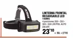 ferrOkey Linterna frontal recargable led oferta