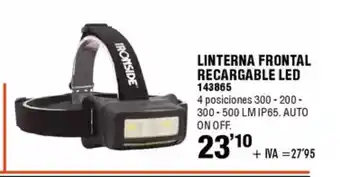 ferrOkey Linterna frontal recargable led oferta