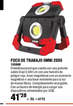ferrOkey Foco de trabajo omni 2000 oferta