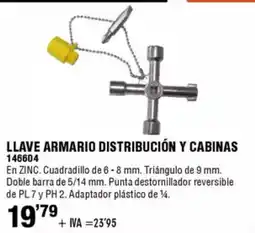 ferrOkey Llave armario distribución y cabinas oferta