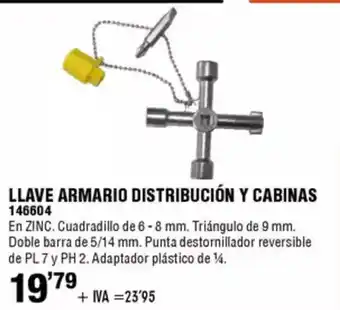 ferrOkey Llave armario distribución y cabinas oferta