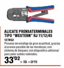 ferrOkey Alicate prensaterminales tipo western oferta