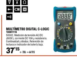 ferrOkey Multímetro digital c-logic oferta