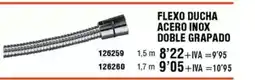 ferrOkey Flexo ducha acero inox doble grapado oferta