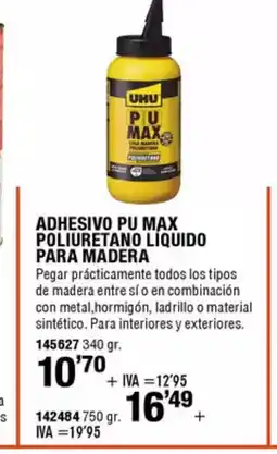ferrOkey Adhesivo pu max poliuretano líquido para madera oferta
