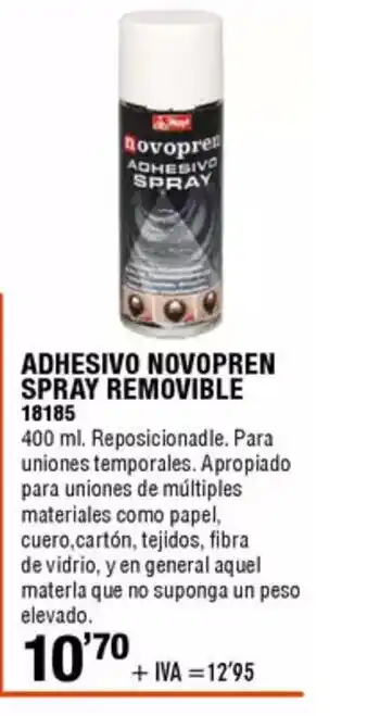 ferrOkey Adhesivo novopren spray removible oferta