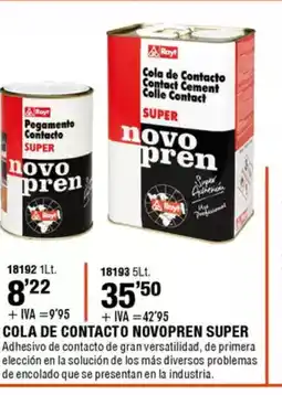 ferrOkey Cola de contacto novopren super oferta