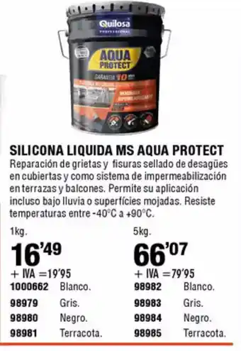 ferrOkey Silicona liquida ms aqua protect oferta