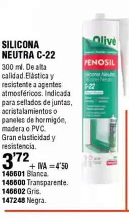 ferrOkey Silicona neutra c-22 oferta