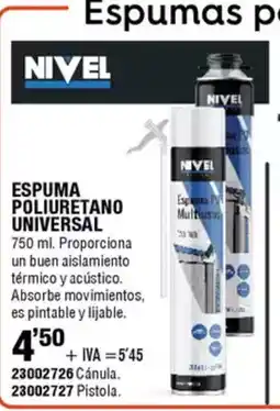 ferrOkey Espuma poliuretano universal oferta