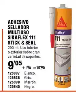 ferrOkey Adhesivo sellador multiuso sikaflex 111 stick & seal oferta