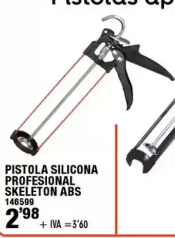 ferrOkey Pistola silicona profesional skeleton abs oferta