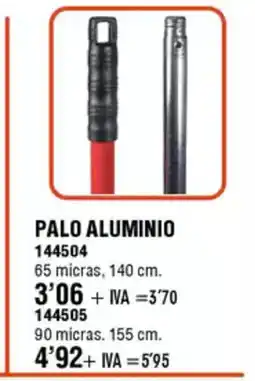 ferrOkey Palo aluminio oferta