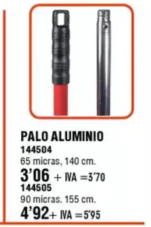 ferrOkey Palo aluminio oferta