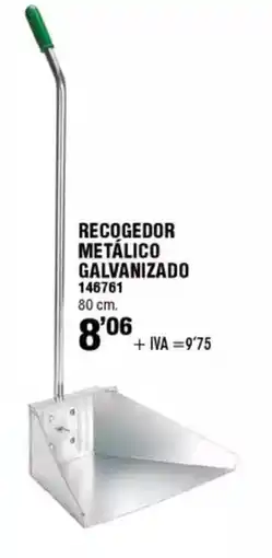 ferrOkey Recogedor metálico galvanizado oferta
